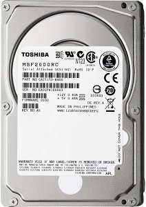 Toshiba MBF2300RC 300GB 10K 16MB Cache SAS 6Gb/s 2.5″ HDD