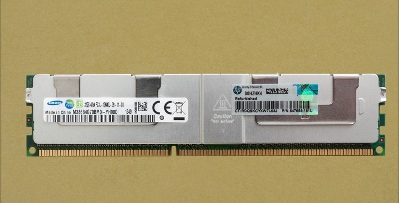 HP 647885-B21 32GB 4RX4 Ddr3 1333Mhz PC3-10600 LRDIMM