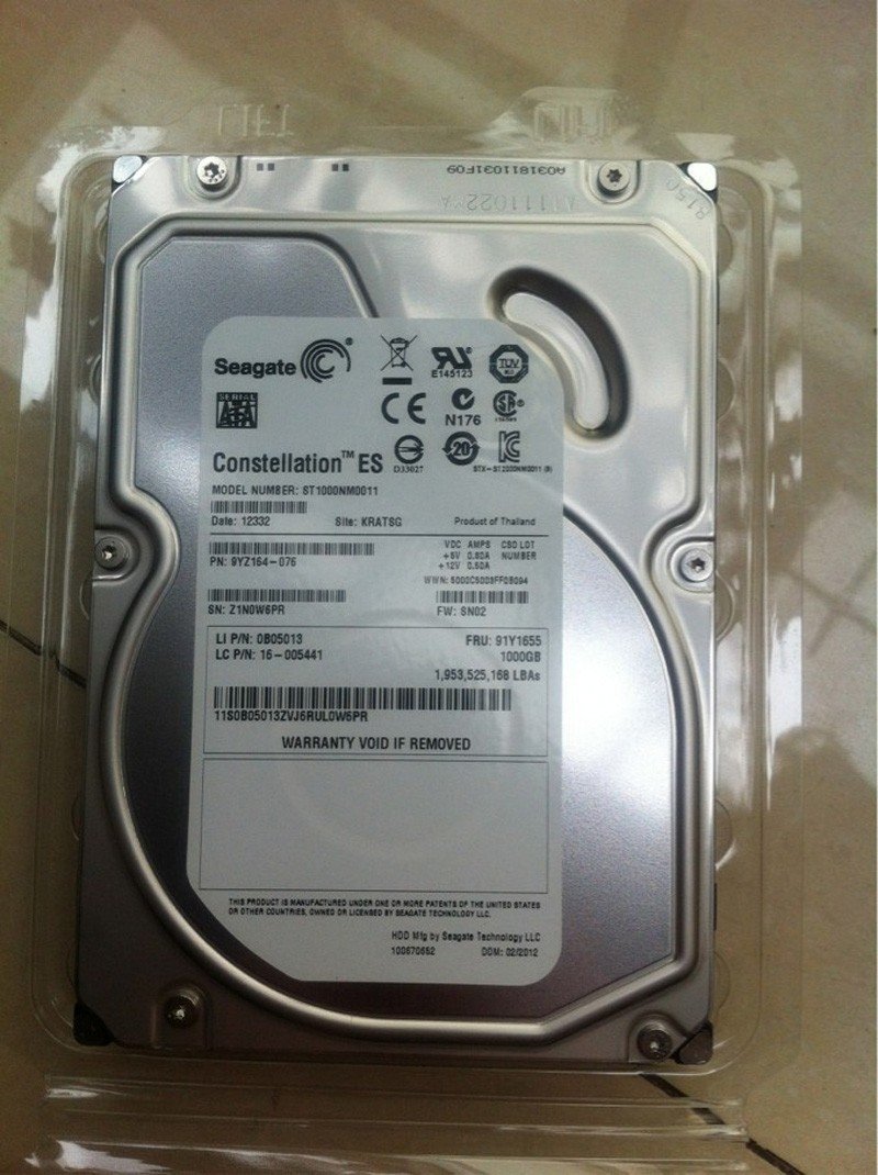 Seagate Constellation ES ST1000NM0011 1TB 7.2K SATA 6Gb/S 3.5″ Ref HDD
