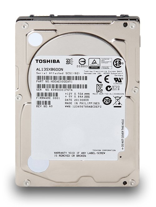 Toshiba AL13SXB600N 600GB 15K 64MB Cache SAS 6Gbps 2.5Inch Hdd