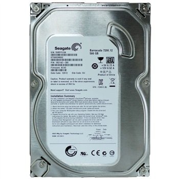 Seagate Barracuda ST500DM002 500GB 7200RPM 16MB SATA 6Gb/s 3.5″ HDD