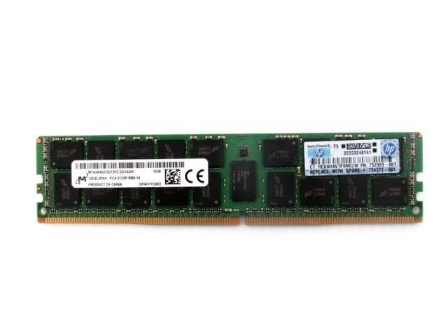 HPE 752369-081 16GB 2RX4 DDR4 2133Mhz PC4-17000 Ecc