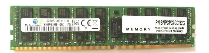 Dell SNPCPC7GC/32G 32GB PC4-19200 Ddr4-2400Mhz 2RX4 Ecc New