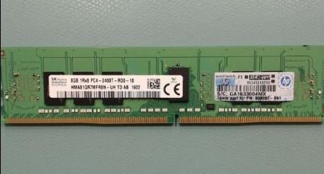 HP 809080-091 8GB DDR4 2400Mhz PC4-19200 Ecc