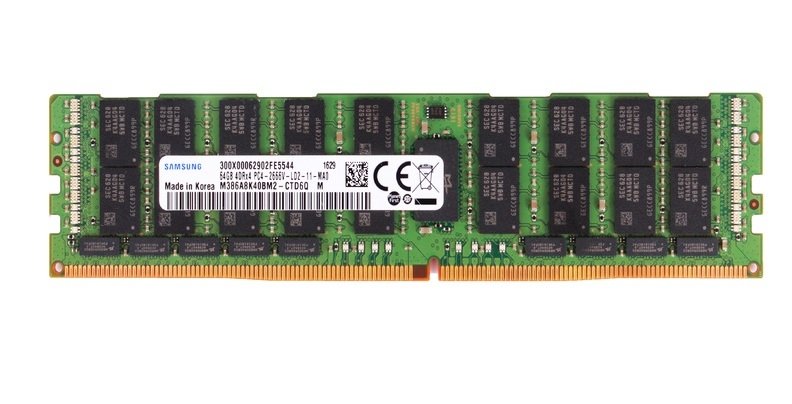 Samsung M386A8K40BM2-CTD6Q 64GB Ddr4 PC4-21300 2666Mhz Ecc Memory New