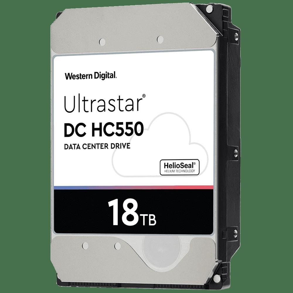 WD Ultrastar dc hc550 18tb 7.2k sas-12gbps 512mb 512e se 3.5″ Hdd – WUH721818AL5204