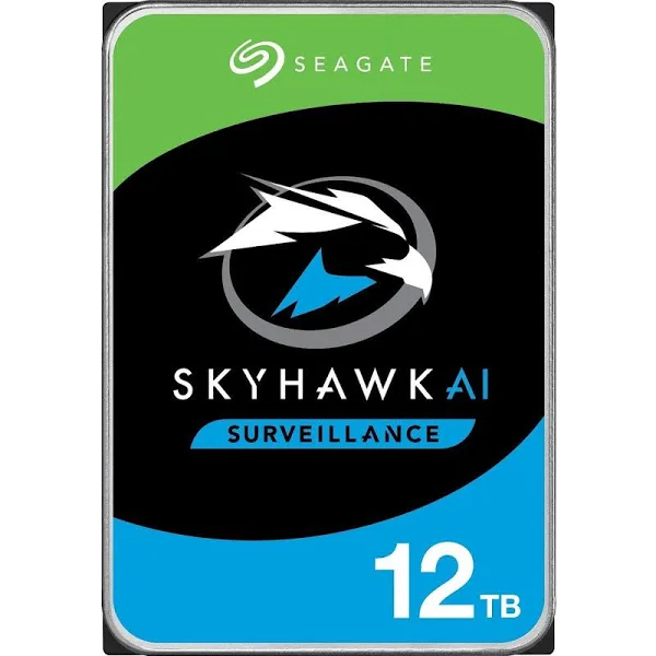 Seagate ST12000VE001 Skyhawk AI 12tb 7.2k sata-6gbps 512e 3.5″ Hdd. New