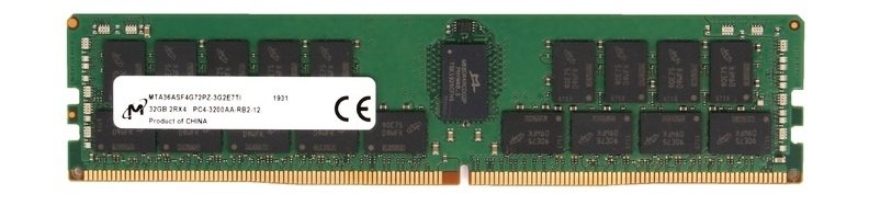 Micron MTA72ASS16G72LZ-3G2B3 128GB PC4-25600 Ddr4-3200Mhz Memory