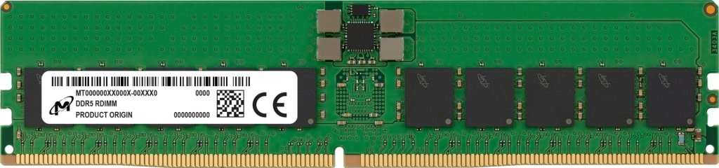Micron MTC20F1045S1RC48BR 32G DDR5 4800Mhz RDIMM 2Rx8 memory New