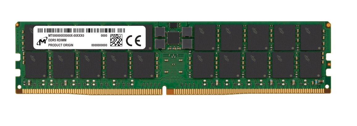 Micron MTC10F108YS1RC56BB1R 24GB DIMM 5600 MHz / PC5-44800 registered 288-pin DDR5 module