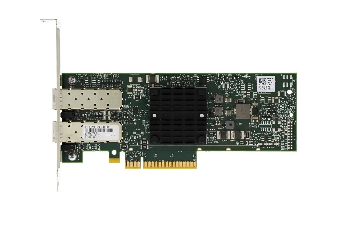 Dell 4RN58 Broadcom 57414 Dual Port 25GbE SFP28 Network Adapter FH