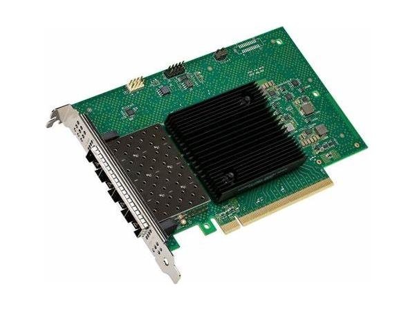 Dell 540-BDJJ Intel E810-XXVDA4TGG1 Quad Port 10/25GbE SFP28 Precision Timing Adapter with GNSS