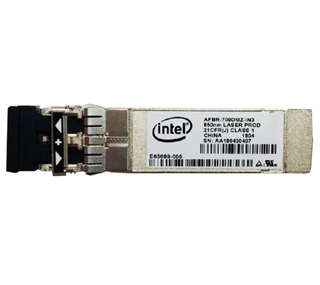 Intel AFBR-709DMZ-IN3 1G/10G 850nm Multimode Datacom SFP+ Transceiver Ref