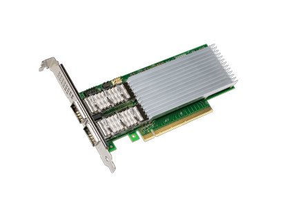 Dell DWNRF Intel E810 Dual Port 100GbE QSFP28 PCIe Low Profile Adapter