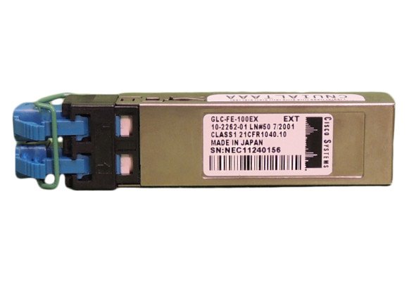 Cisco GLC-FE-100EX 100BASE-EX 40km SMF 1310nm SFP transceiver