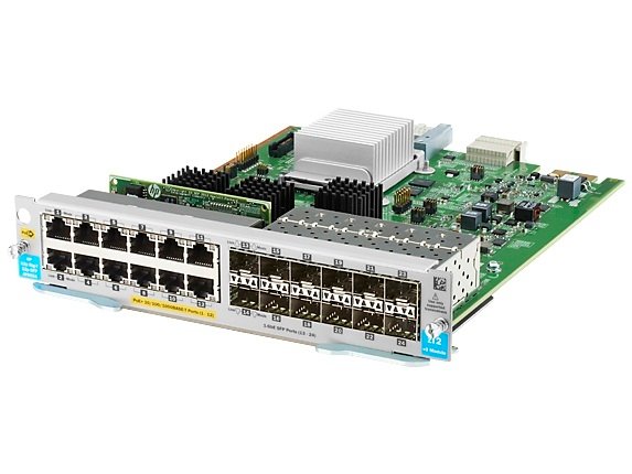 HPE J9989A 12P PoE+/12p 1GbE SFP V3 ZL2 Module RETAIL