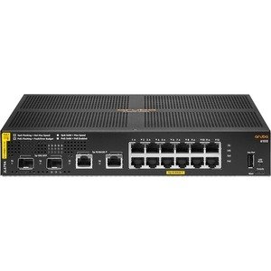 HPE JL679A Aruba 6100 12G CL4 2SFP+ 139W Switch RETAIL