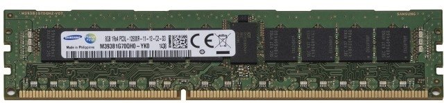 Samsung M393B1G70QH0-YK0 8GB PC3-12800 Ddr3-1600Mhz 1RX4 Ecc memory