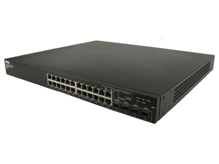 Dell MY287 Powerconnect Rn856 24 Port Gigabit Switch