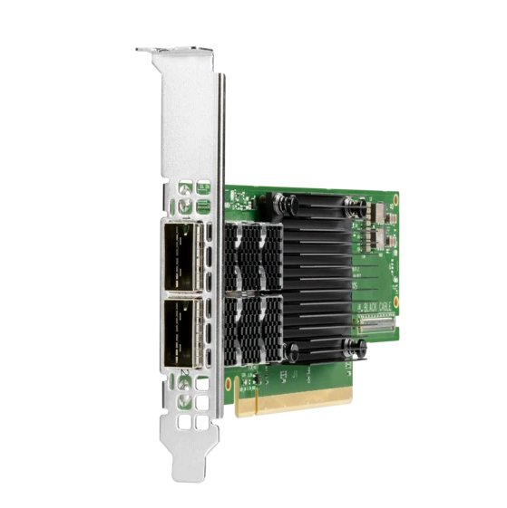 HPE P08257-B21 MCX653106A-ECAT InfiniBand HDR100/Ethernet 100Gb 2-port QSFP56 PCIe3 x16 Adapter