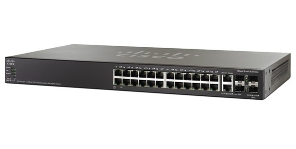 Cisco SG500X-24-K9 24Port Gigabit 4Port 10G Stackable Managed Switch