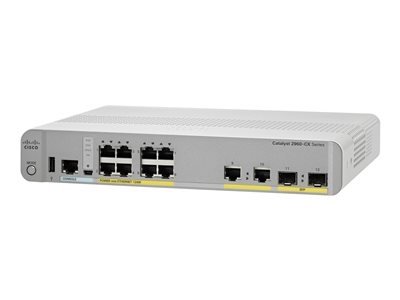 Cisco WS-C2960CX-8PC-L Catalyst 2960-CX Switch 8 Port PoE LAN Base