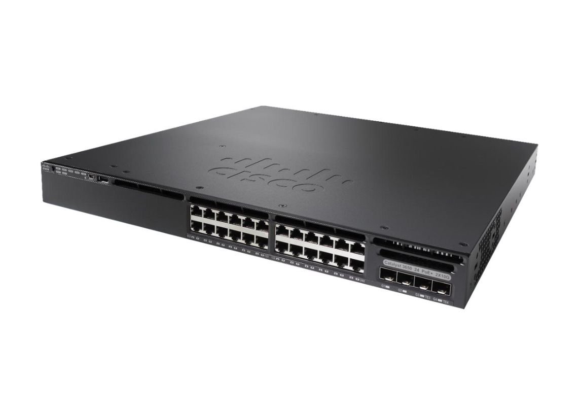Cisco WS-C3650-24TD-L Catalyst 3650 24 Port Data 2X10G Uplink refurb