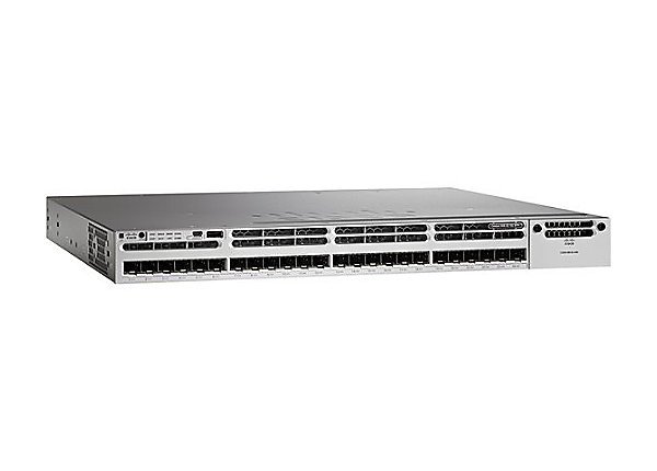 Cisco Catalyst 3850 WS-C3850-24XS-E 24 Port 10G Fiber Switch IP Services